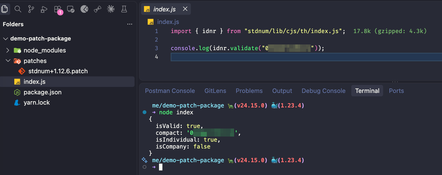 patch-package saves our life